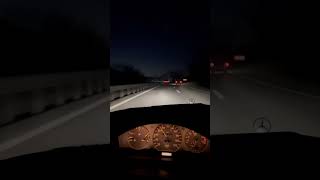 Mercedes Benz W124 Gece Sürüşü