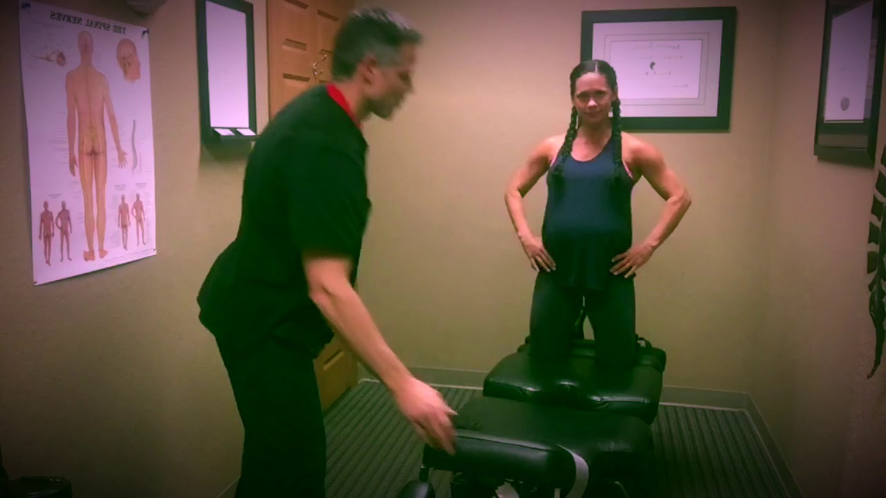 Chiropractic adjustment while pregnant YouTube