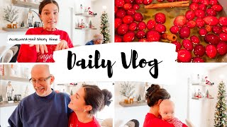 Daily Vlog | Christmas Cookie Shopping &  Festive Nails Awkward Story Time