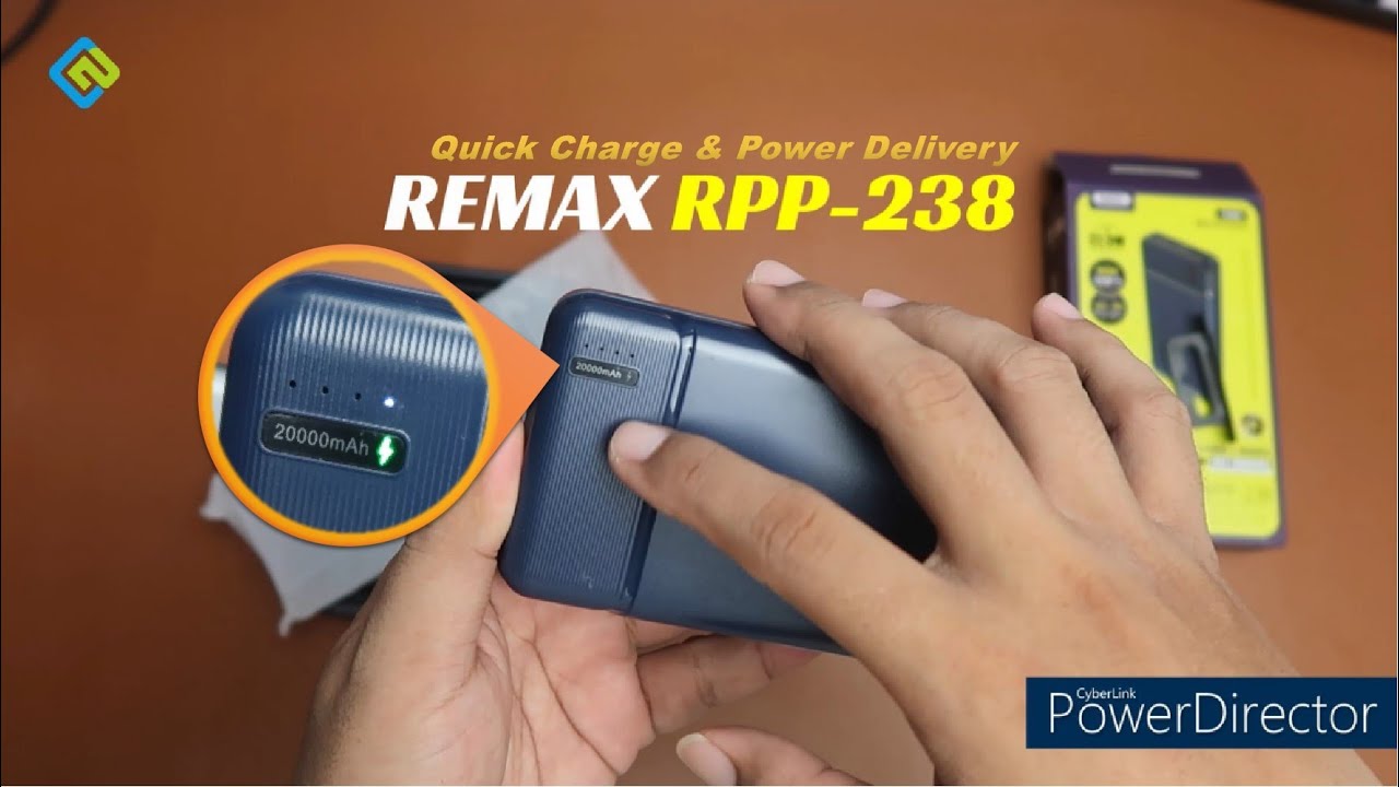 Unboxing Power Bank Remax RPP-238 Kapasitas 20.000 mAh (Support QC dan ...