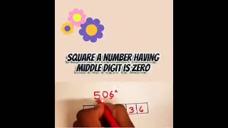 Maths Trick*Squaring three digit number whose middle digit is zero*#mathstricks #mathskills