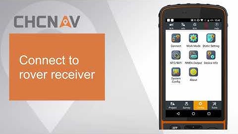 CHC GNSS/GPS receivers (i50, i70, i80, i90, M6, X91)  LS7 Work flow with Internal UHF radio