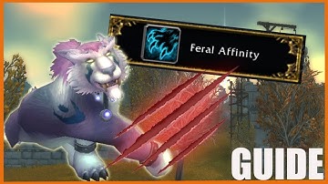 BFA | How to: Feral Affinity as Resto Druid Guide Patch 8.2 | Claak