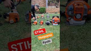 String Trimmers everywhere Stihl, Husqvarna, Ryobi. #michaelstoolbench #stihl #husqvarna #ryobi