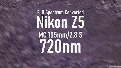 Full Spectrum Z5 with MC 105mm/2.8 S with 720nm Infrared Filter