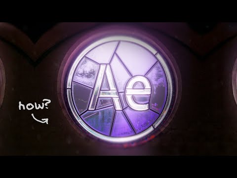 BEAUTIFUL Stained Glass in After Effects - Crate's Glass Plugin