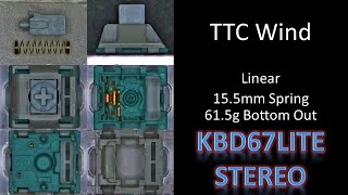 TTC Wind KBD67Lite Mechanical Keyboard Switch Stereo Sound Test screenshot 1