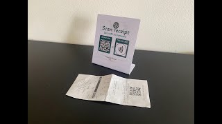 A loyalty program based on scanning receipts