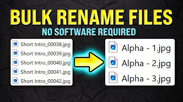 How to Rename Multiple Files in Sequence Without Any Software (EASY METHOD)