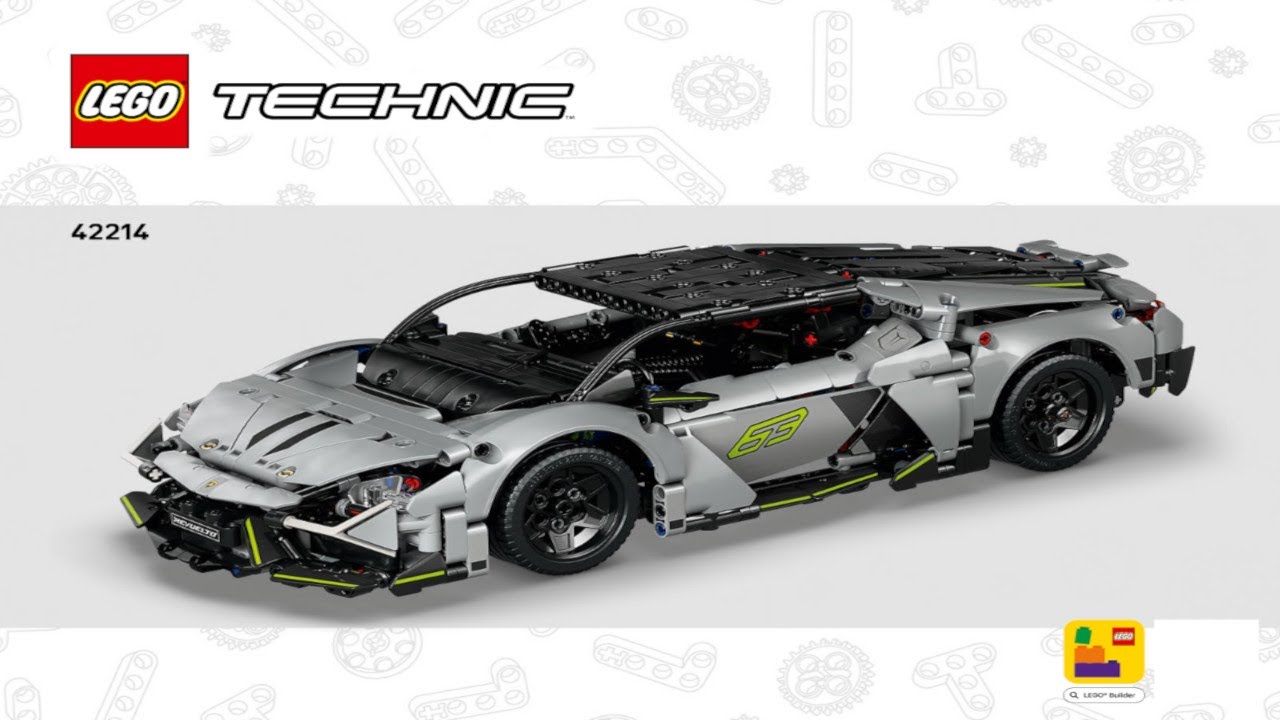 LEGO 42214 Instructions | Technic | Lamborghini Revuelto | Lamborghini