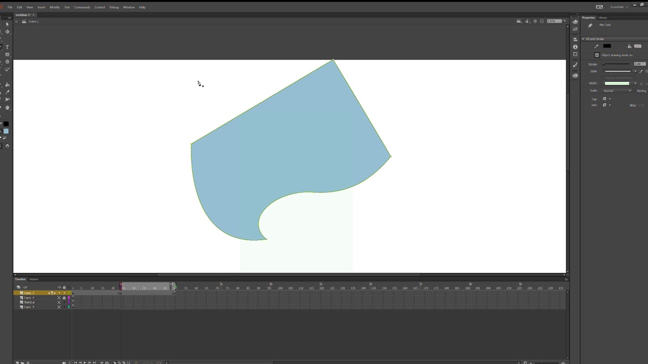 Randomly added anchor points in Adobe Animate - YouTube