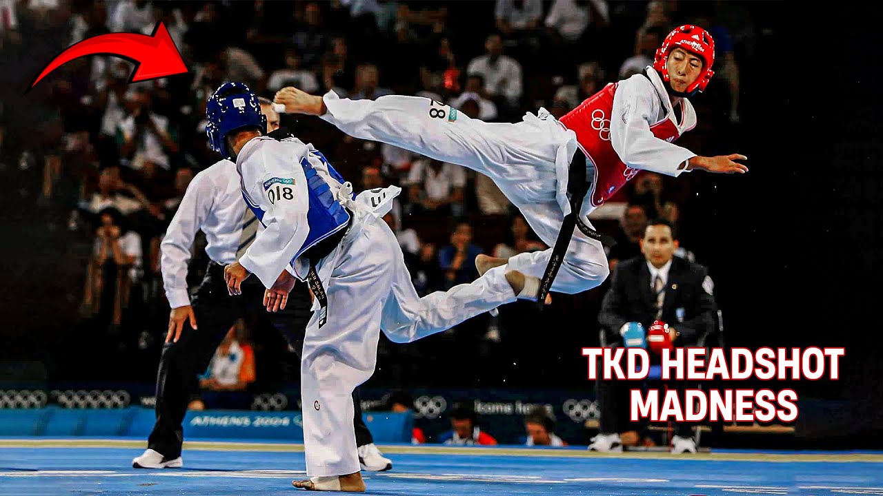 Безумие ударов в голову в тхэквондо 💥 Нокауты нового уровня и нереальные моменты боев | TKD Action