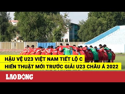 Video Hậu vệ U23 Việt Nam tiết lộ chiến thuật mới trước giải... - youtube