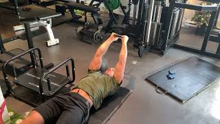 Celebrity Lying Cable Pullover + Sit up Wealth