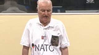 Ratko Mladić u Hagu - Kuknjava đenerala srpske zločinačke vojske
