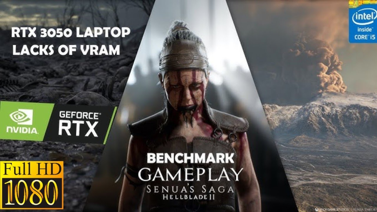 SENUA SAGA HELLBLADE 2 BENCHMARK IN RTX 3050 GPU.
