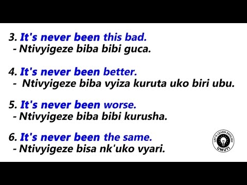 Learn English Kirundi And Kinyarwanda It S Never Been