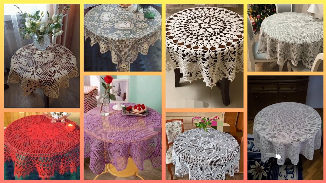 Amazing Crochet topper table placemats ideas 
