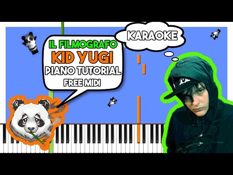 KID YUGI - IL FILMOGRAFO - INSTRUMENTAL Piano Tutorial