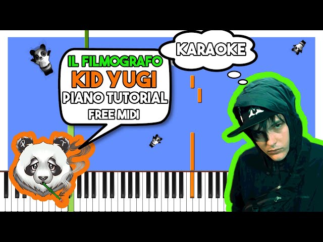 KID YUGI - IL FILMOGRAFO - INSTRUMENTAL Piano Tutorial