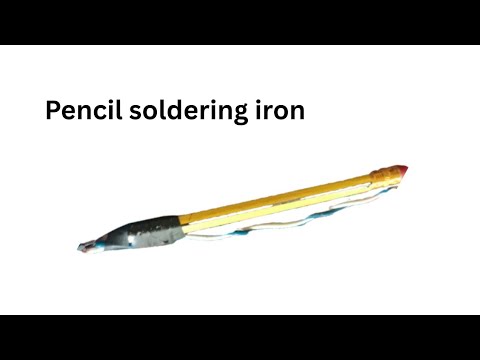 "How to Make a Soldering Iron Using a Pencil | Amazing DIY Electric Project" Pencil Se Soldering Iro