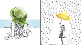 Artist Turns Ordinary Everyday Objects Into Clever Illustrations |