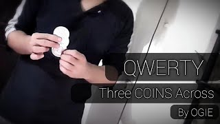 "QWERTY" Three COINS Across by OGIE // WHITEVERSE CHANNEL