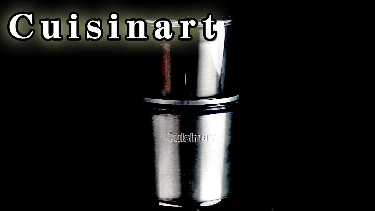 ふりかけ作り】粉末ミルグラインダー 【クイジナート SG-10BKJ