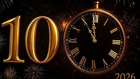 🎇 Happy New Year 2026 4K | Stunning Celebration Video with Fireworks in 4k + Wishes & Golden 2026 ✨️