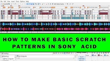 HOW TO MAKE SCRATCH PATTERNS IN SONY ACID PRO 6 / PRO 7