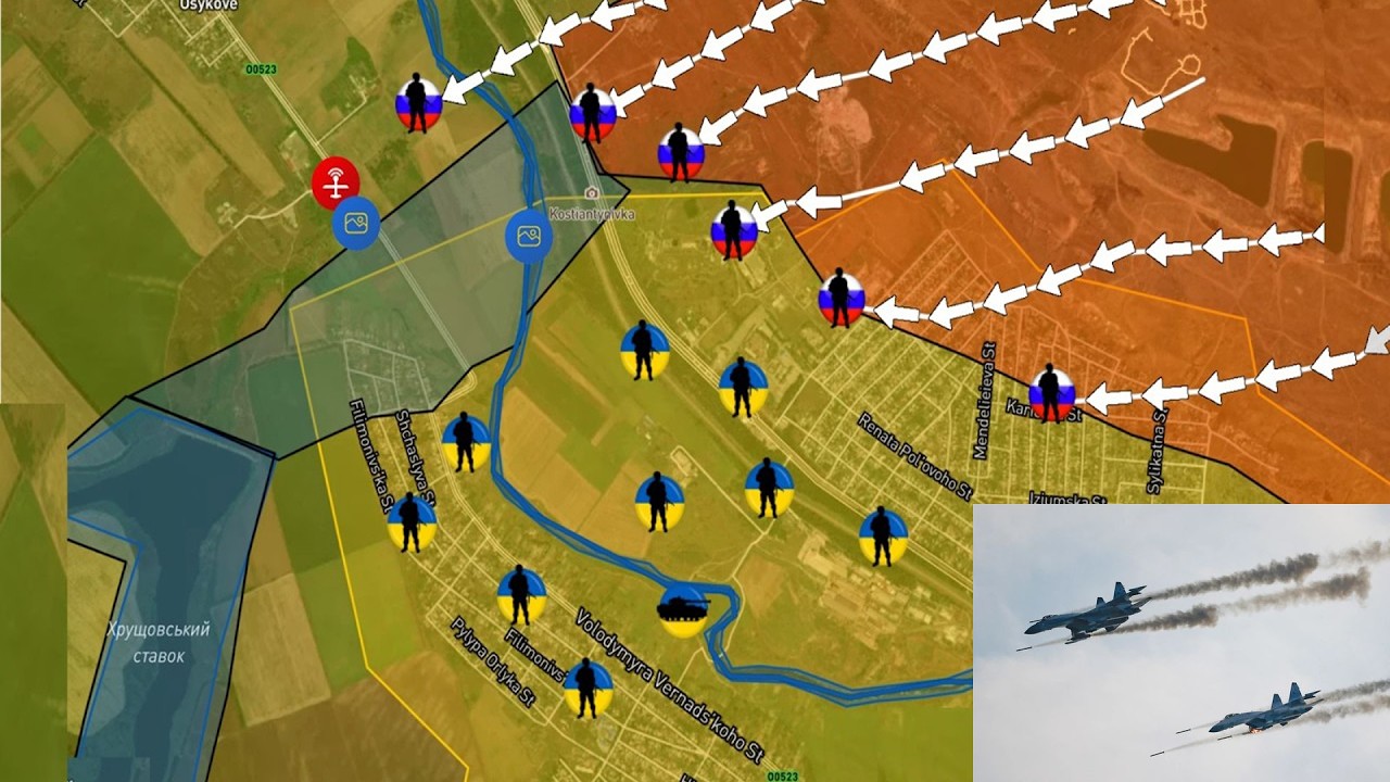 HUNDERTE TROPPEN ISOLIERT! RUSSLAND BLOCKIERT UKRAINISCHE LOGISTIK NACH KONSTANTYNOVKA ⚔️🔥