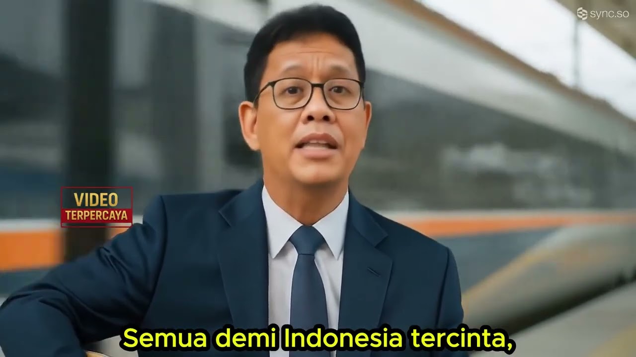JANGAN NANGIS! LAGU TERBARU PAK PURBAYA YUDHI SADEWA (AI) DI DEPAN KERETA WOOSH: MAAFKANLAH AKU!