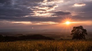 Steinwand Fulda Zeitraffer (Time lapse) Sonnenuntergang