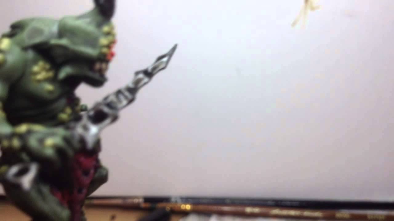 Get your Brush on: How to paint a Plague Bearer of Nurgle (Rider for ...