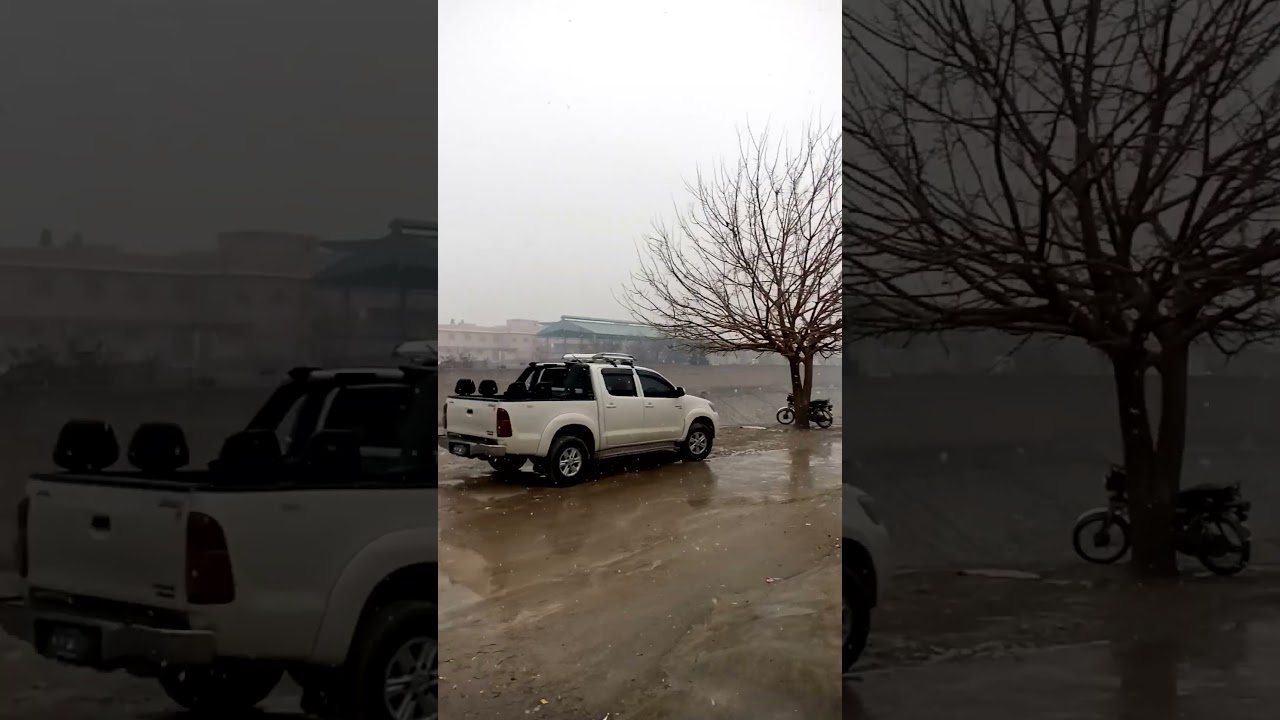 Snow fall Beautifull weather of Quetta