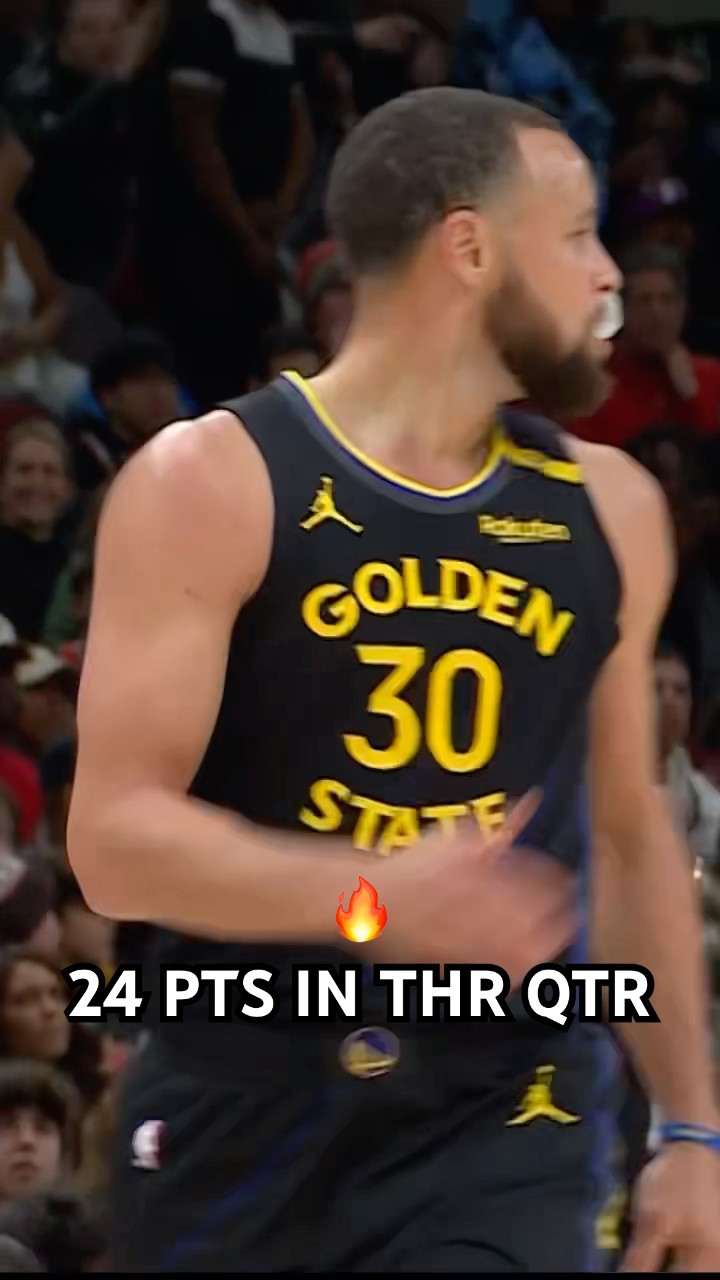 Steph lights it up for 24 pts in the 3rd-quarter ?