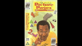Original Vhs Opening Bill Cosbys Picture Pages - Vol 3 Reasoning Uk Retail Tape