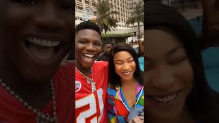 Leavy Yo Links Up With Tonto Dikeh At Transcorp Hilton Abuja