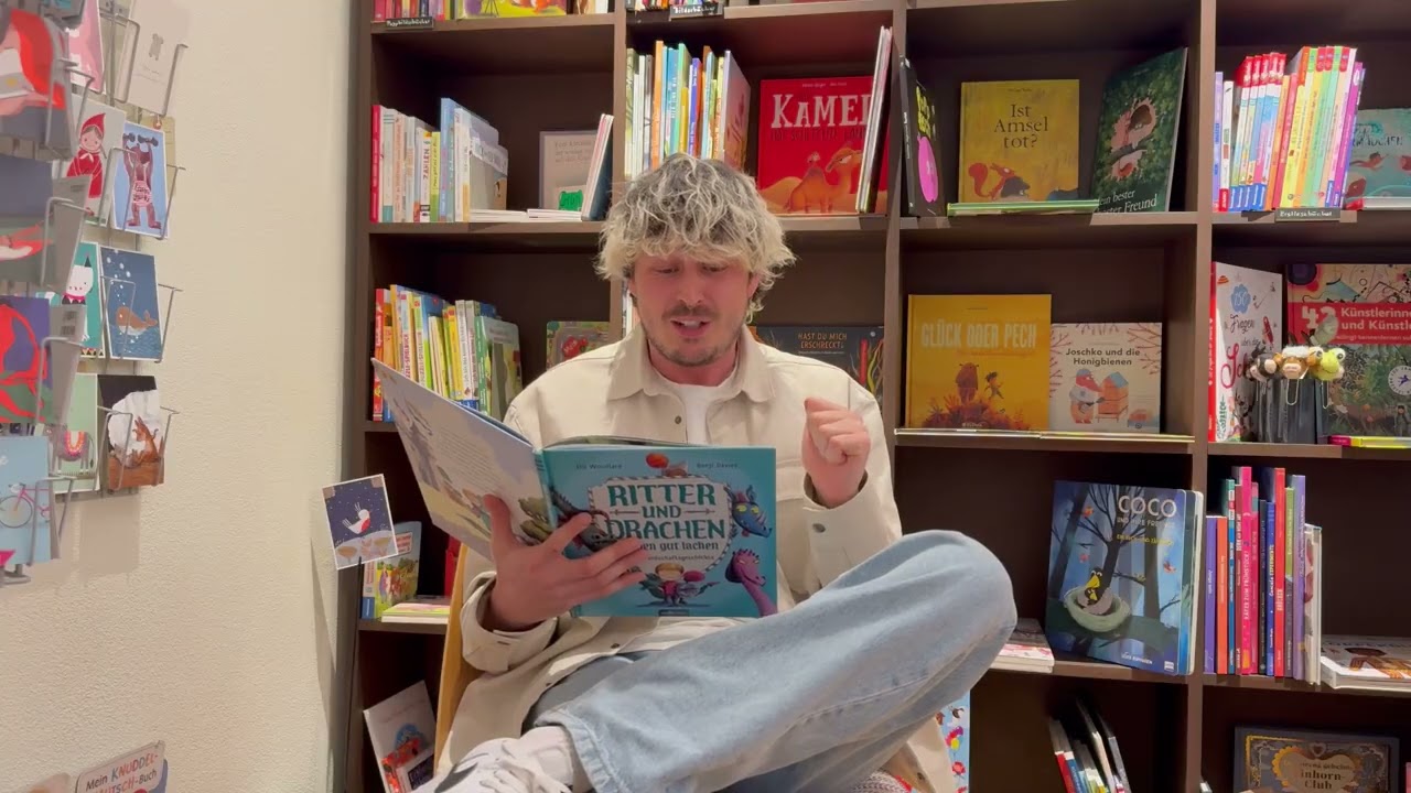 Kindergärtner Dan Weber liest vor | Ritter und Drachen haben gut lachen | MYLA Langenthal März 2026