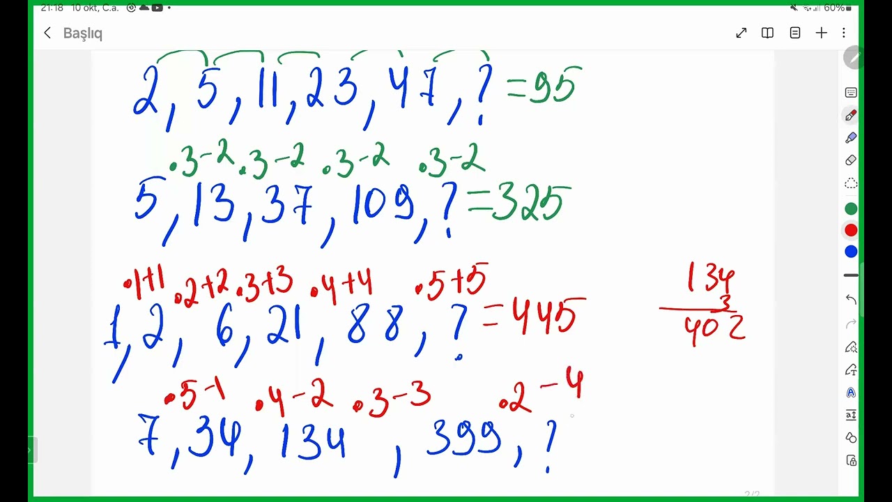 Master  - Dərs 3 (Ardıcıllıqlar)