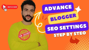 Advanced Blogger SEO Settings|Blogspot SEO Setting|Blogger SEO Settings 2024| SEO Setting In Blogger