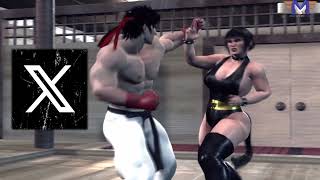 Chun li v Ryu | Longer Un-Cut Version (Watch it on X)