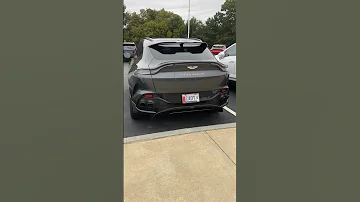 Aston Martin DBX 707 Exhaust Sound Luxury Luxurycars 