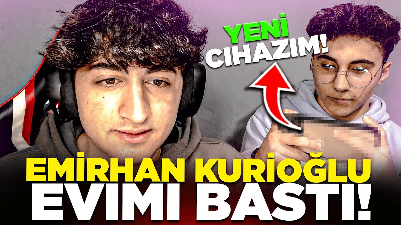 ​@Emirhan Kurioğlu EVİMİ BASTI! YENİ CİHAZIYLA VS ATTIK! ( YENİLDİM! 😱 )   | PUBG Mobile