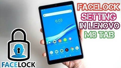 Lenovo M8 Tab Me Face Lock Kaise Lagaye📱| Face Unlock Setting Step by Step 🔐