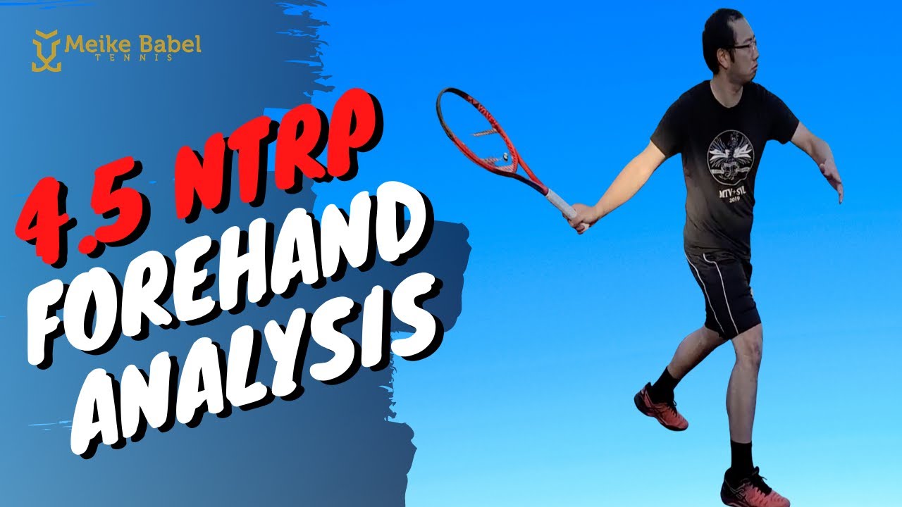 Tennis Forehand video analysis of a 4.5 USTA/ NTRP tennis player