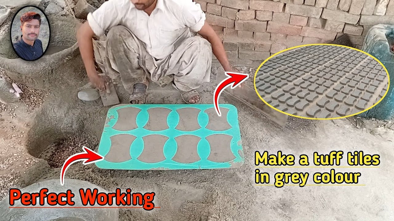 New Technical Process//How to make cement tuff tail in silver colour ...