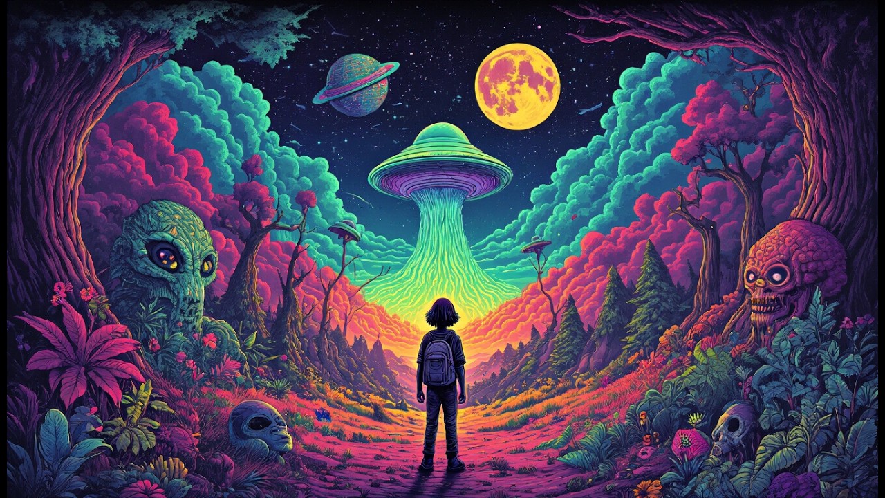 Dark Psydub Realm – Stranger Echoes (Full Album)#dubmix 