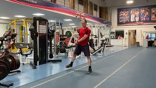 Cable Lateral Lunge (with Reach)