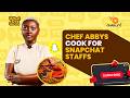 Chef Abbys Prepares Ghanaian Meals for Snapchat UK Staff | Ghana to the World 🌎 🇬🇭